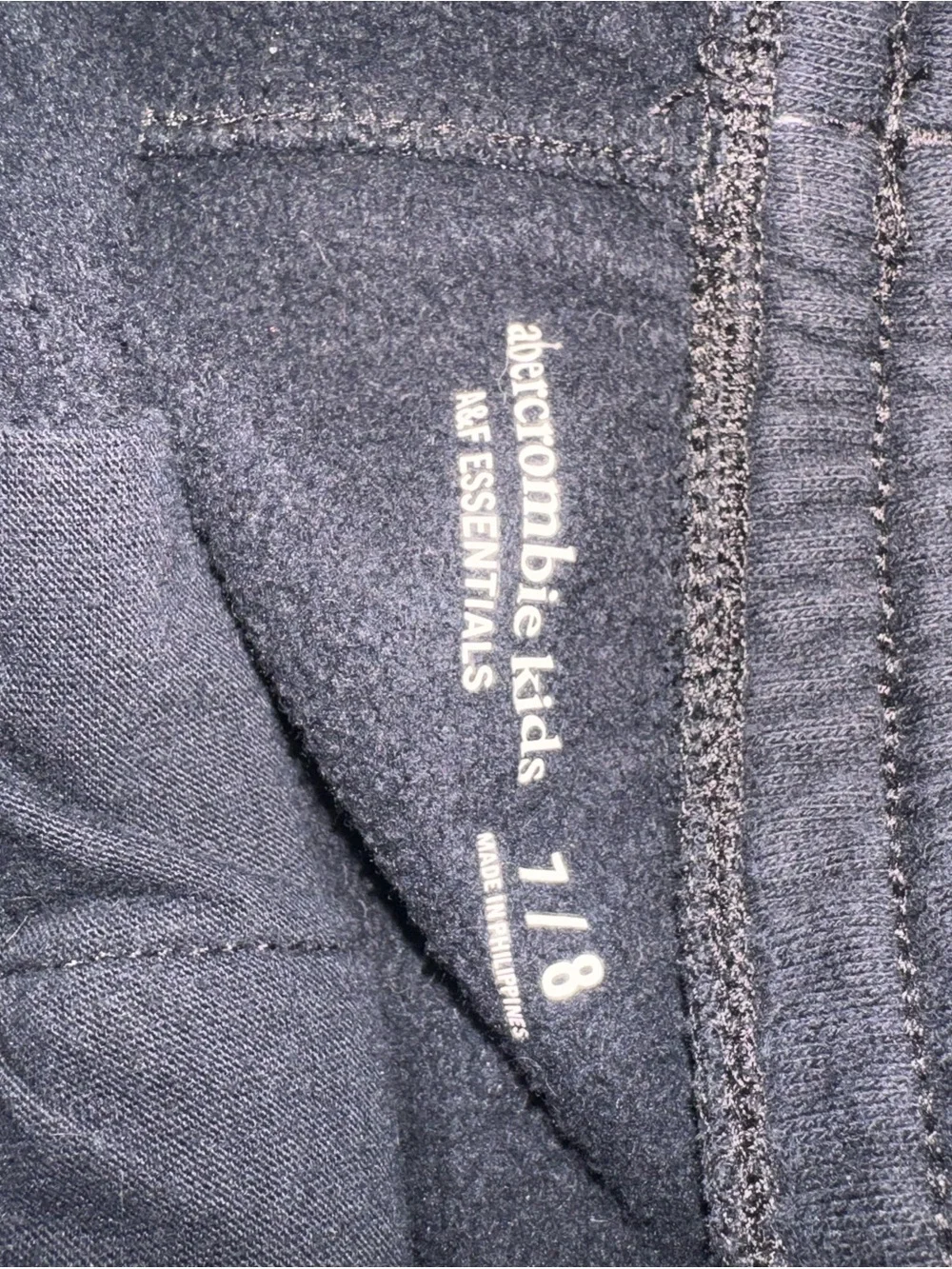 abercrombie kids Black Logo Shorts